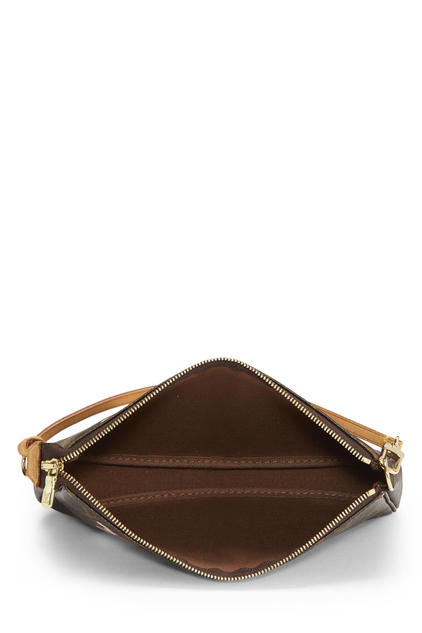 Louis Vuitton, Takashi Murakami x Louis Vuitton Monogram Canvas Panda Pochette Accessoires, Brown