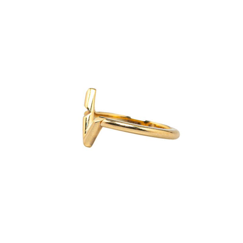 Louis Vuitton LV Volt Up Side Down Ring #54 Q9Q32H K18YG Yellow G Louis Vuitton