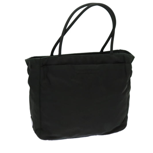 PRADA Hand Bag Nylon Khaki Auth 72784