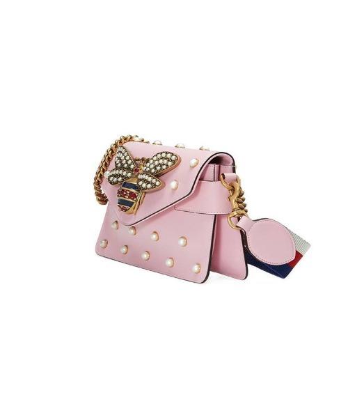Gucci Monogram Nylon Leather Mini Crossbody