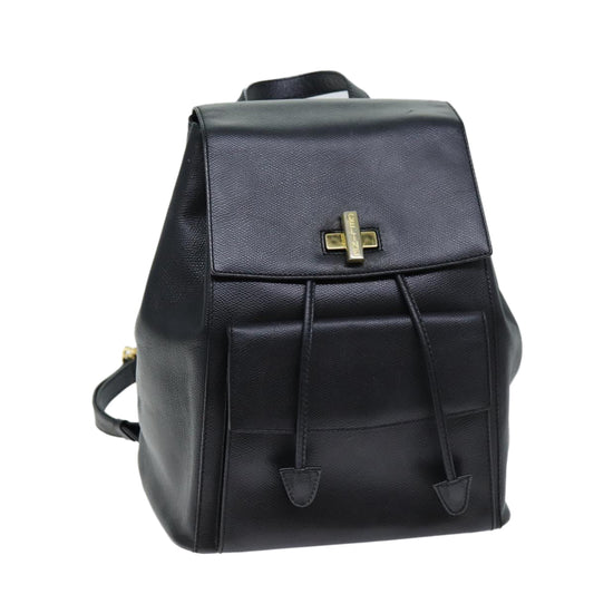 Luxury CELINE Backpack Leather Black 73090