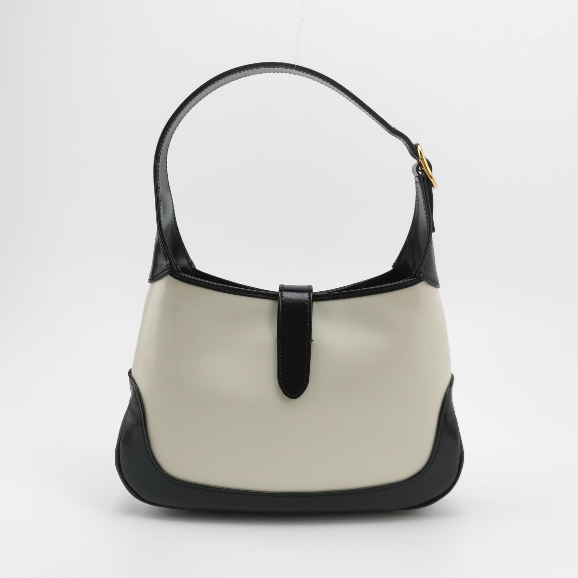 Gucci Jackie 1961 Small Black and White Leather Bag