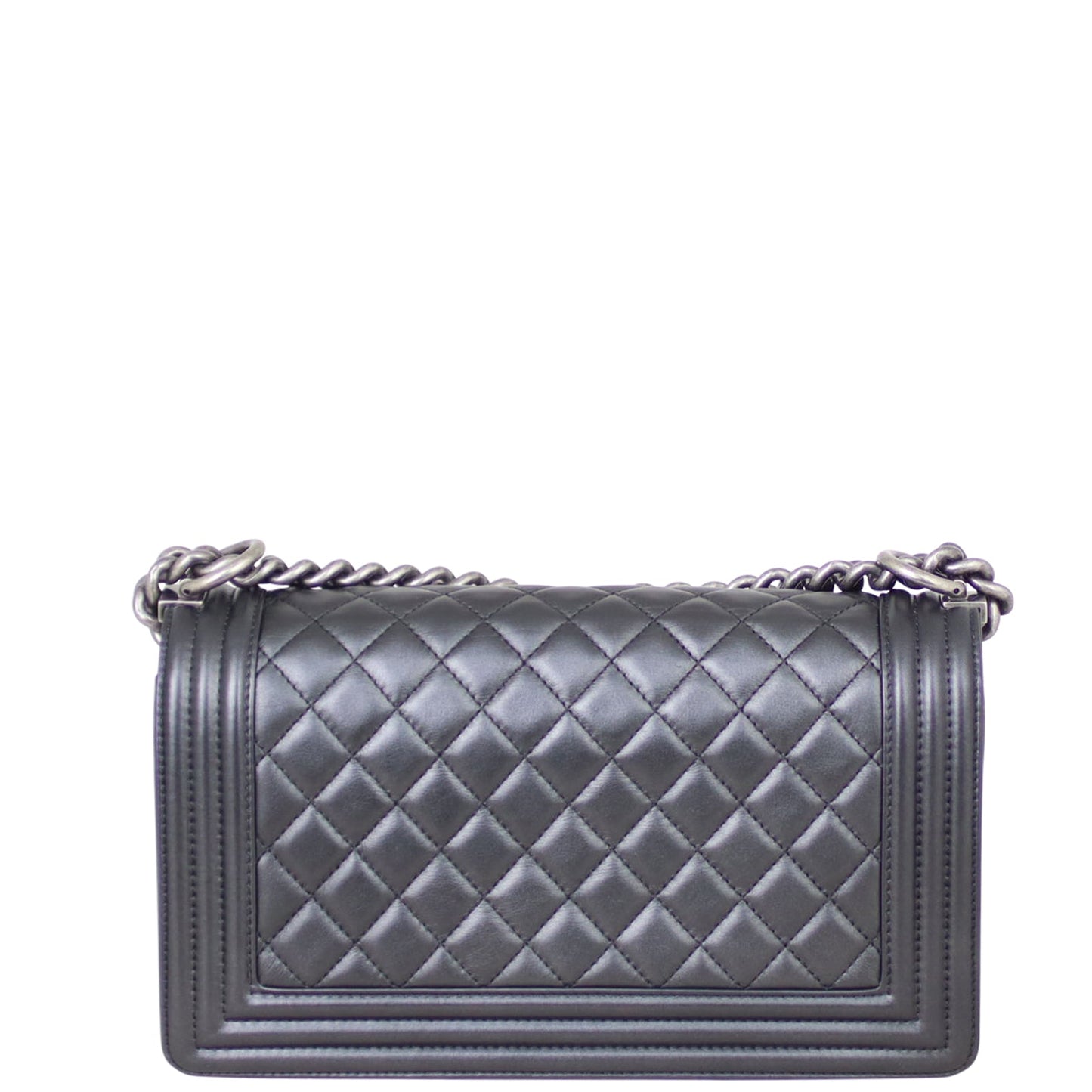 Chanel Boy Old Medium | Black 20 Series
