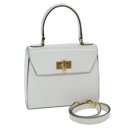 Luxury CELINE Hand Bag Leather 2way Whe 73590