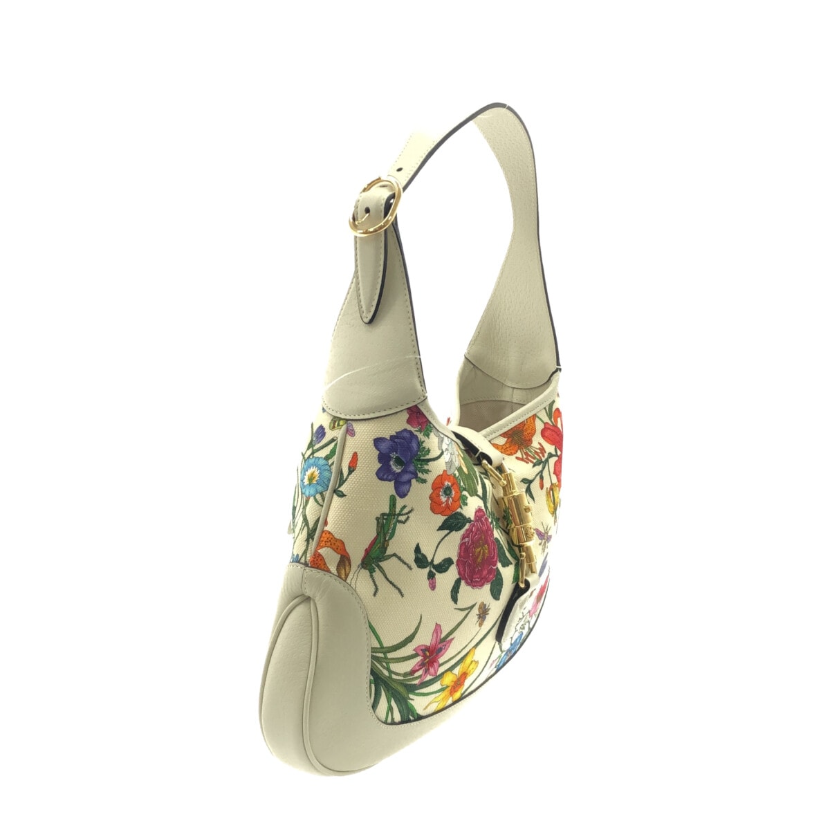 Gucci Lou Canvas Shoulder Bag