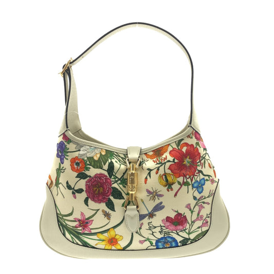 Gucci Lou Canvas Shoulder Bag