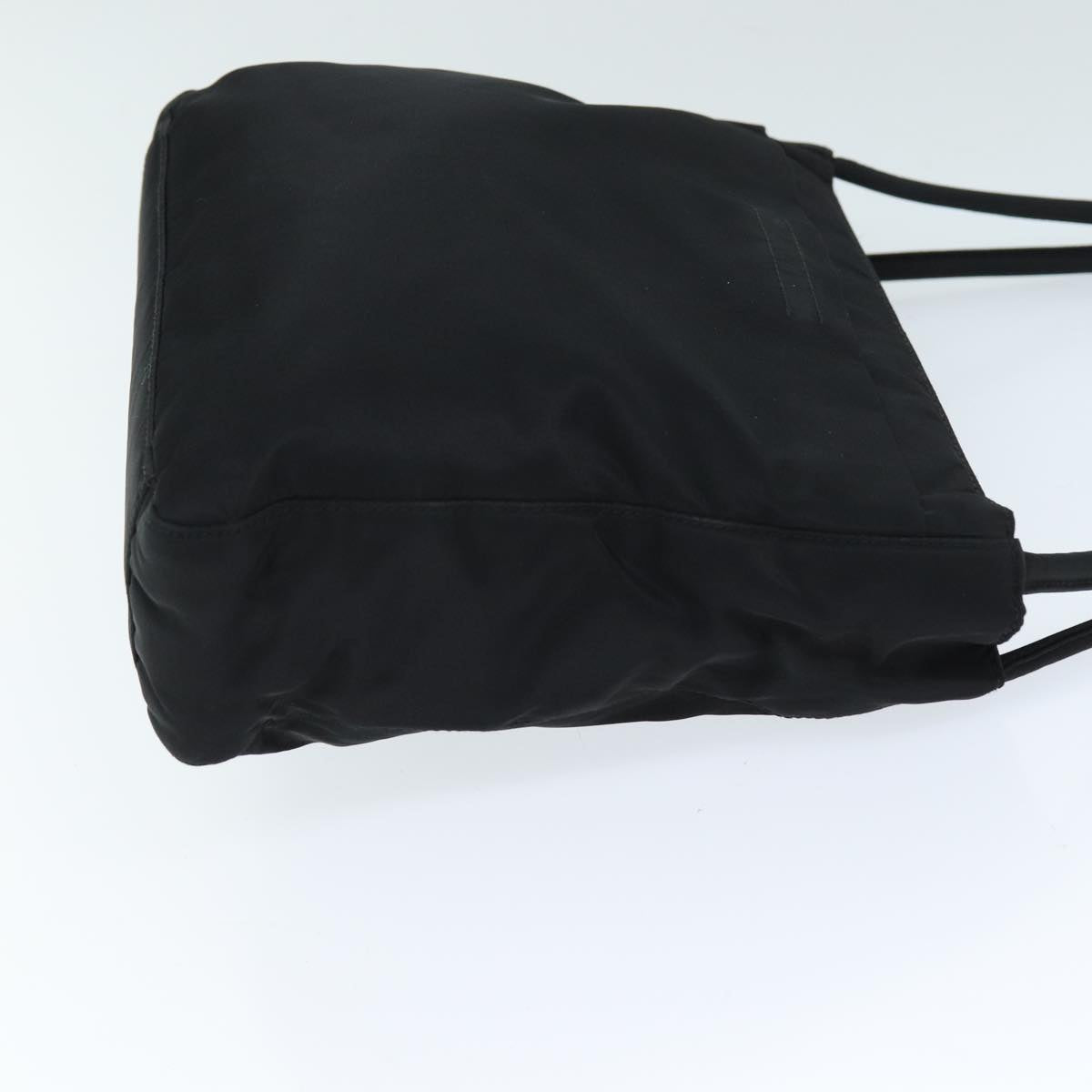 PRADA Hand Bag Nylon Black Auth 73878