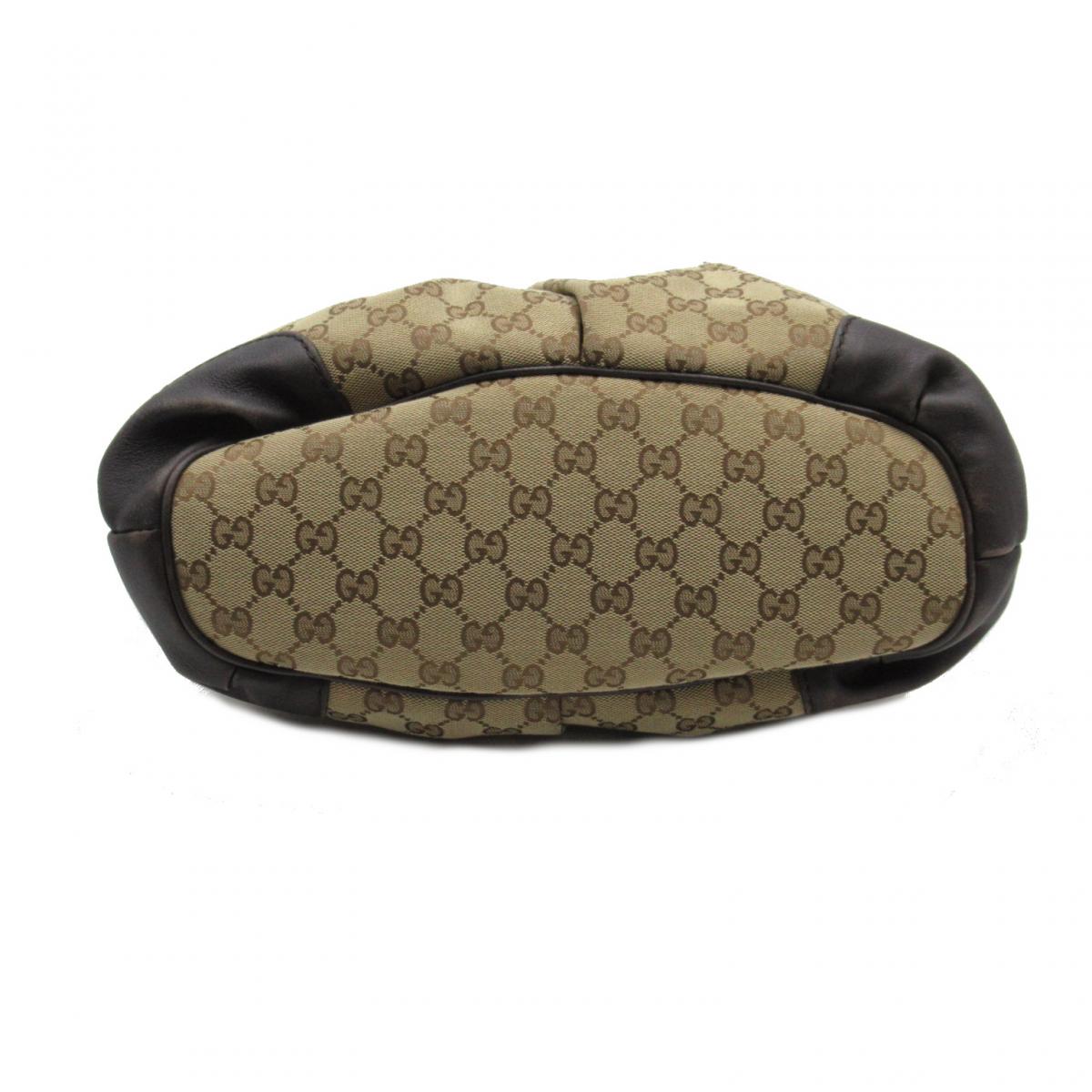 Gucci Lou Canvas Top Handle Handbag