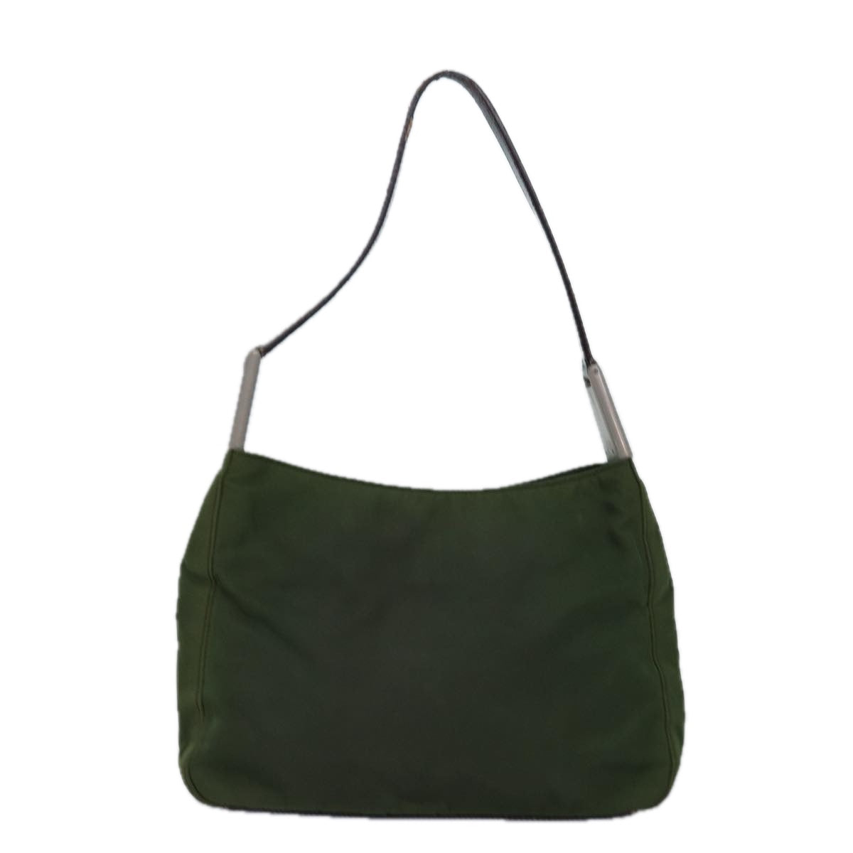 PRADA Shoulder Bag Nylon Khaki Auth 74196