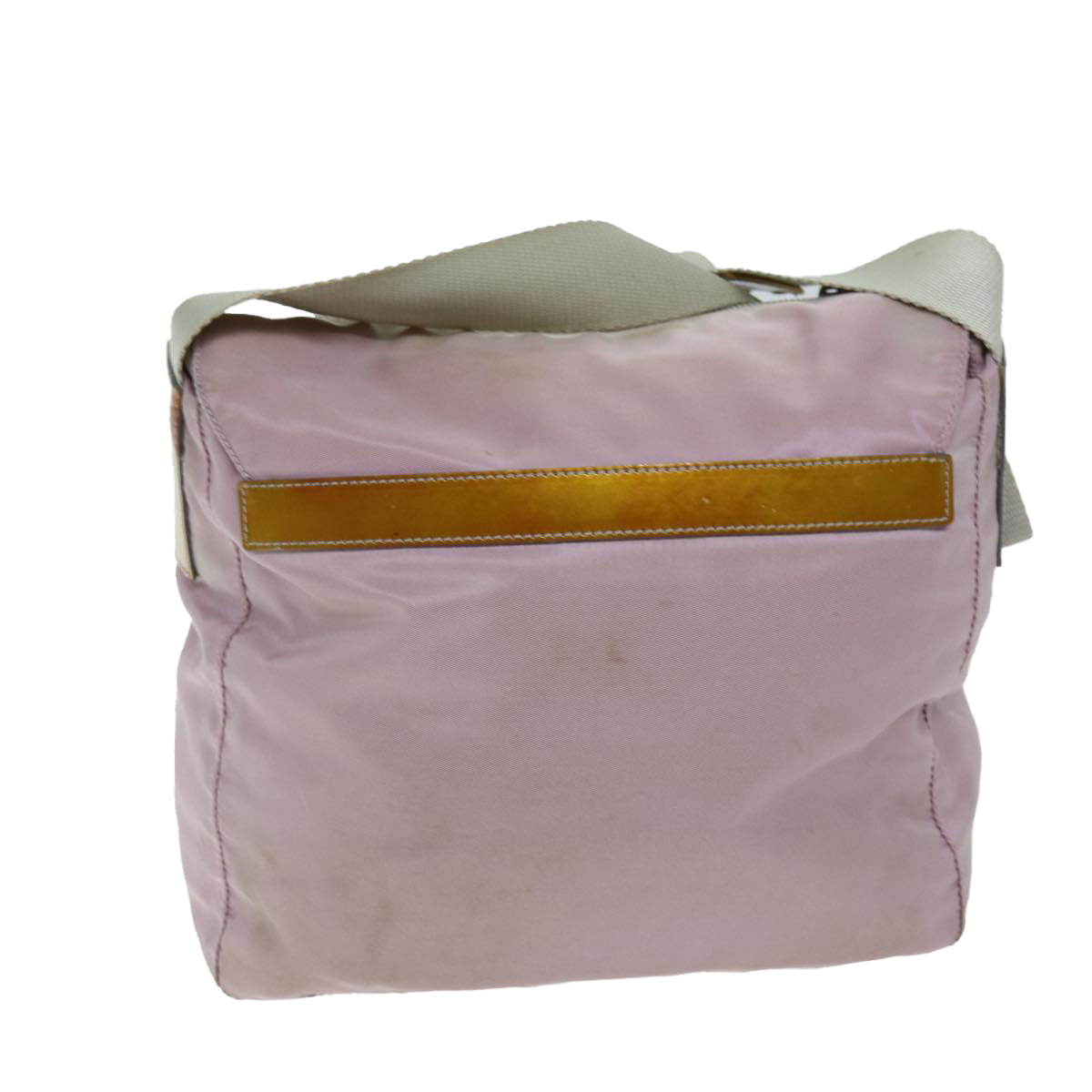 PRADA Shoulder Bag Nylon Pink Auth 74637