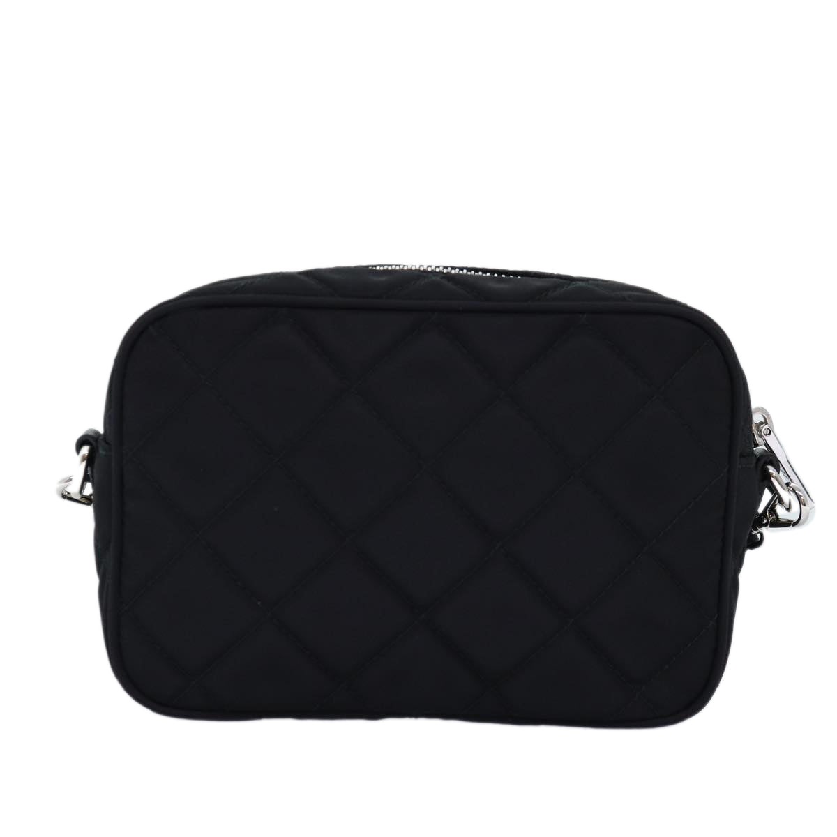 PRADA Shoulder Bag Nylon Black 1BH028 Auth 74728A