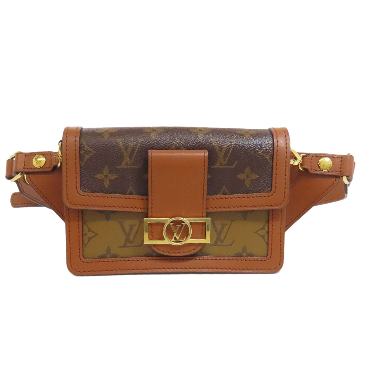 LOUIS VUITTON Sling bag Monogram reverse Brown Bum bag Daufine