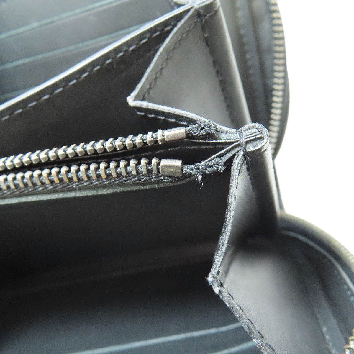 LOUIS VUITTON business bag N61254 Damier Anfini black Zippy XL mens