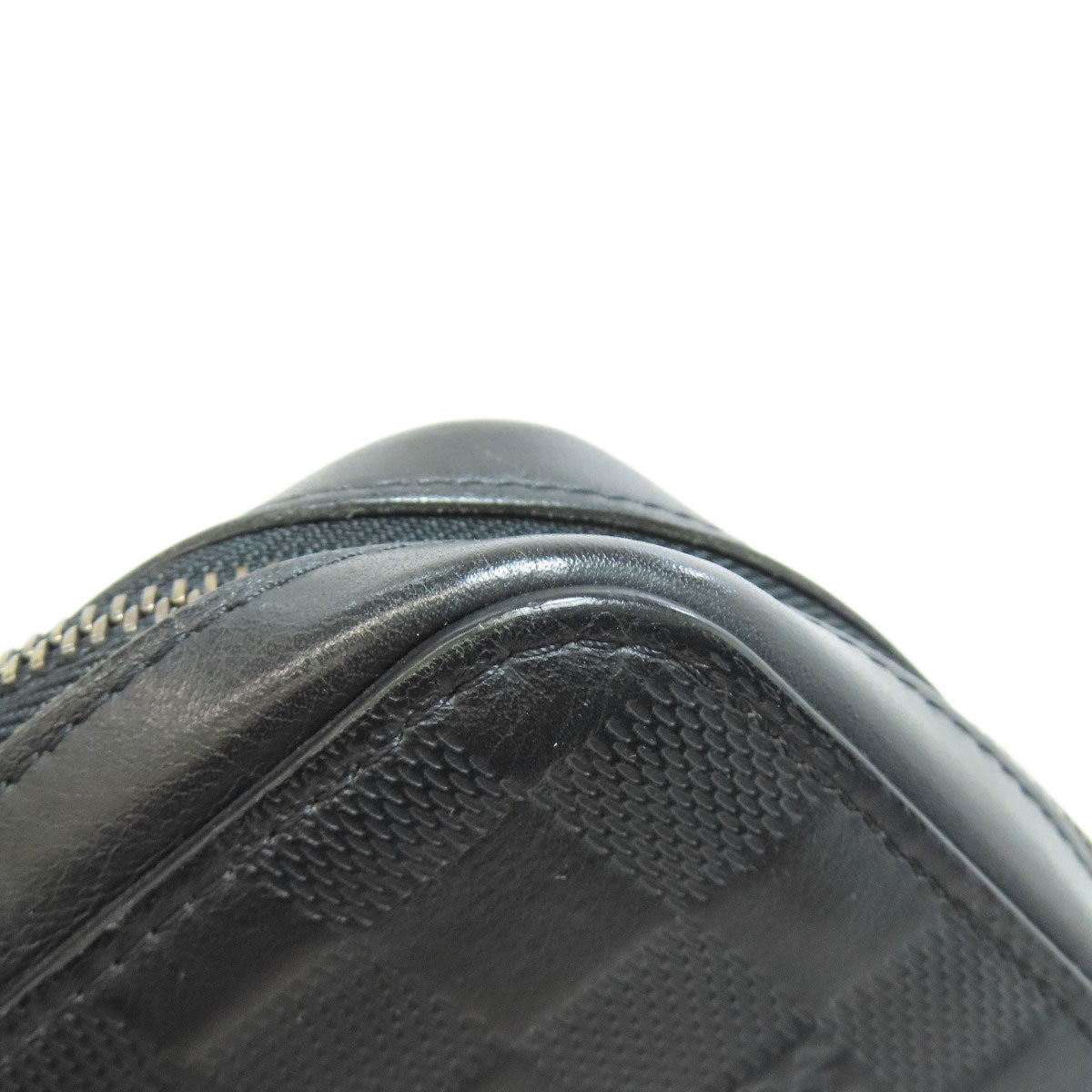 LOUIS VUITTON business bag N61254 Damier Anfini black Zippy XL mens