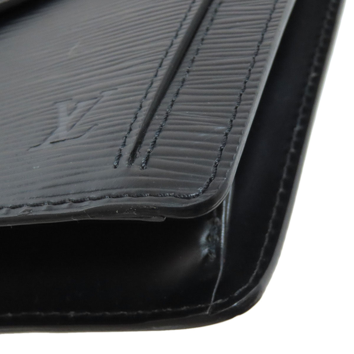 LOUIS VUITTON business bag M52612 Epi black Serie Dragonne mens