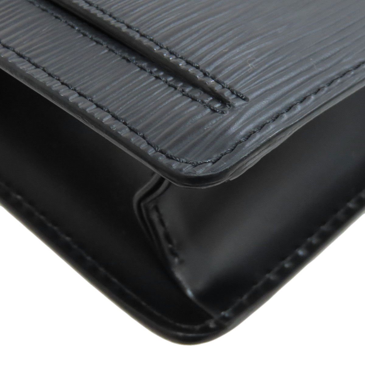 LOUIS VUITTON business bag M52612 Epi black Serie Dragonne mens