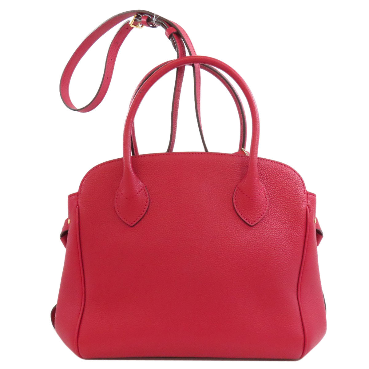 LOUIS VUITTON Handbag leather Red Mira PM Women