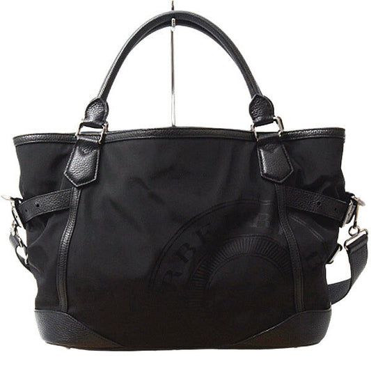 Burberry Nylon 2way Tote Bag Black