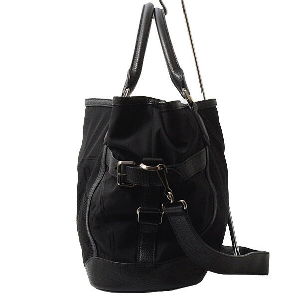 Burberry Nylon 2way Tote Bag Black