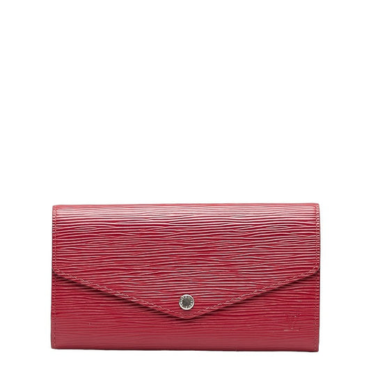 Louis Vuitton Epic Portfolio Sarah Long Wallet M60580 Fushai Pink Leather Louis Vuitton