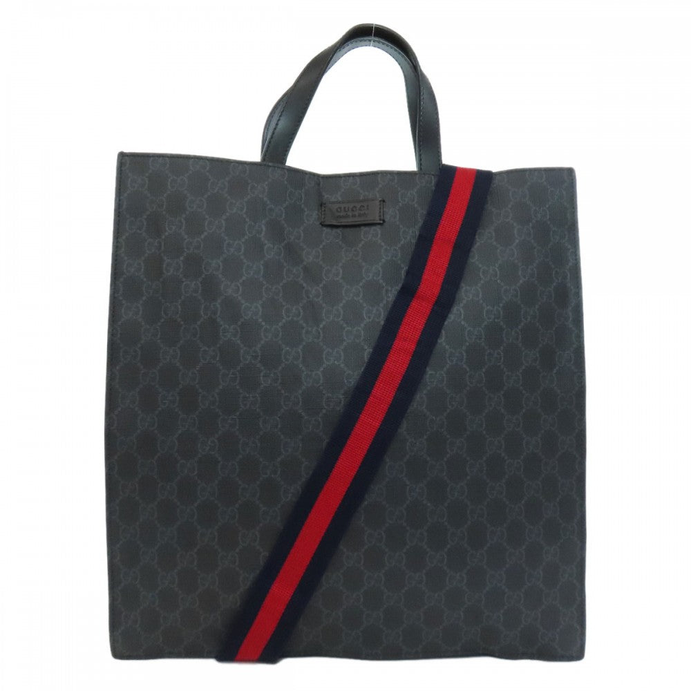 GUCCI Handbag 495559 PVC gray GG Supreme