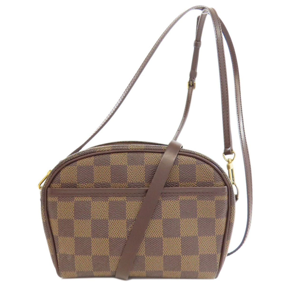 LOUIS VUITTON Shoulder Bag Damier canvas Brown Pochette Ipanema PM