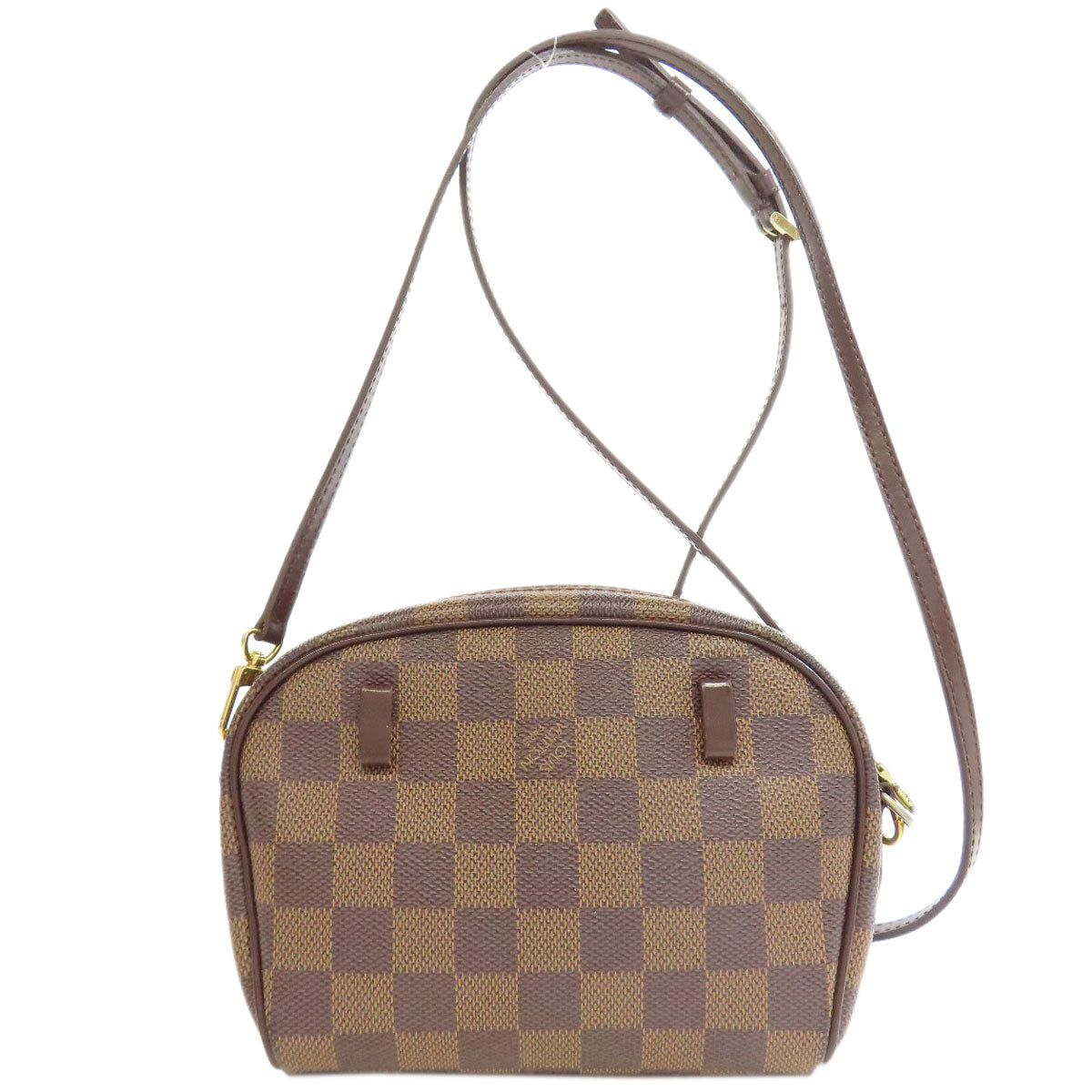 LOUIS VUITTON Shoulder Bag Damier canvas Brown Pochette Ipanema PM