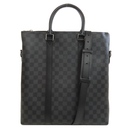 LOUIS VUITTON Handbag Damier canvas gray Ant tote