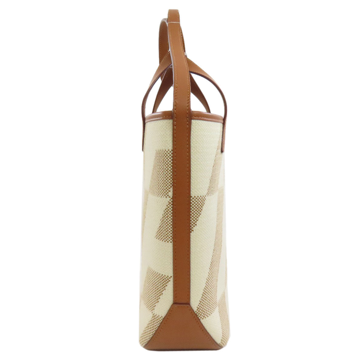 HERMES Handbag canvas Brown Ambie PM Women