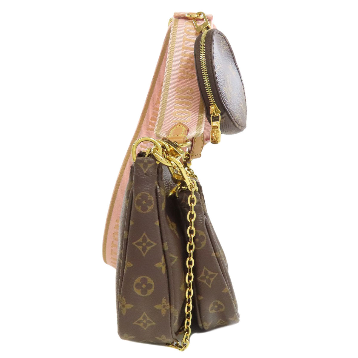 LOUIS VUITTON Shoulder Bag Monogram canvas Brown Multi Pochette Accessoires Women