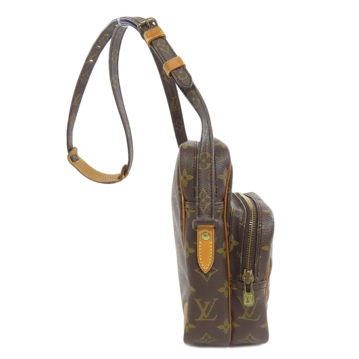 LOUIS VUITTON Shoulder Bag Monogram canvas Brown Amazone
