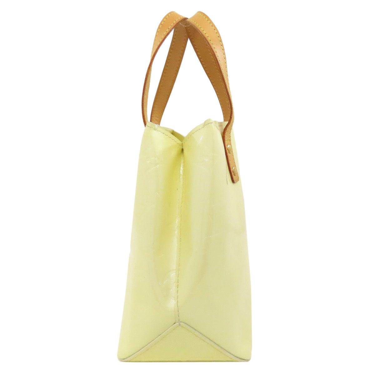 LOUIS VUITTON Handbag Vernis yellow Lead PM
