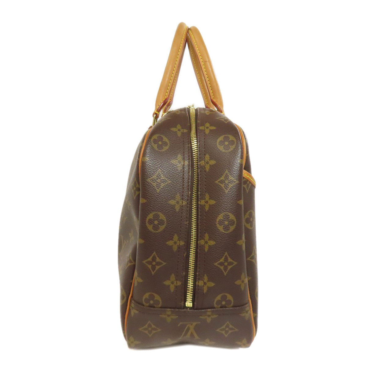LOUIS VUITTON Handbag Monogram canvas Brown Deauville