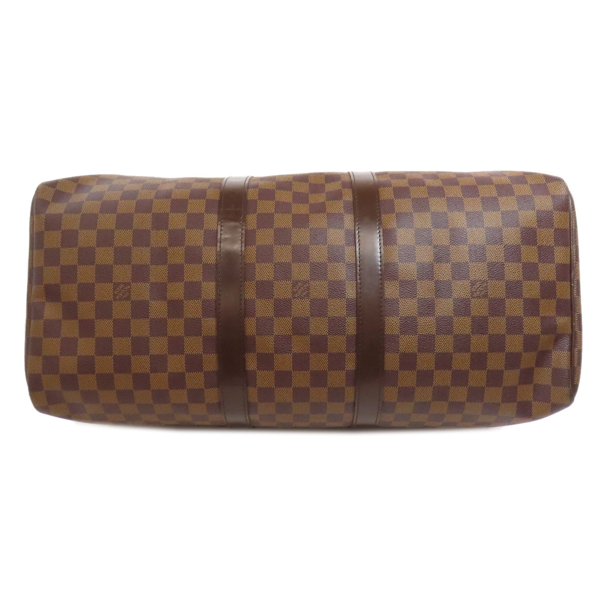 LOUIS VUITTON Boston Duffel bag Damier canvas Brown Keepall 50 Women
