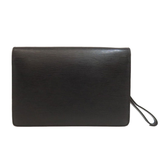 LOUIS VUITTON business bag M52762 Epi black Pochette Serie Dragonne