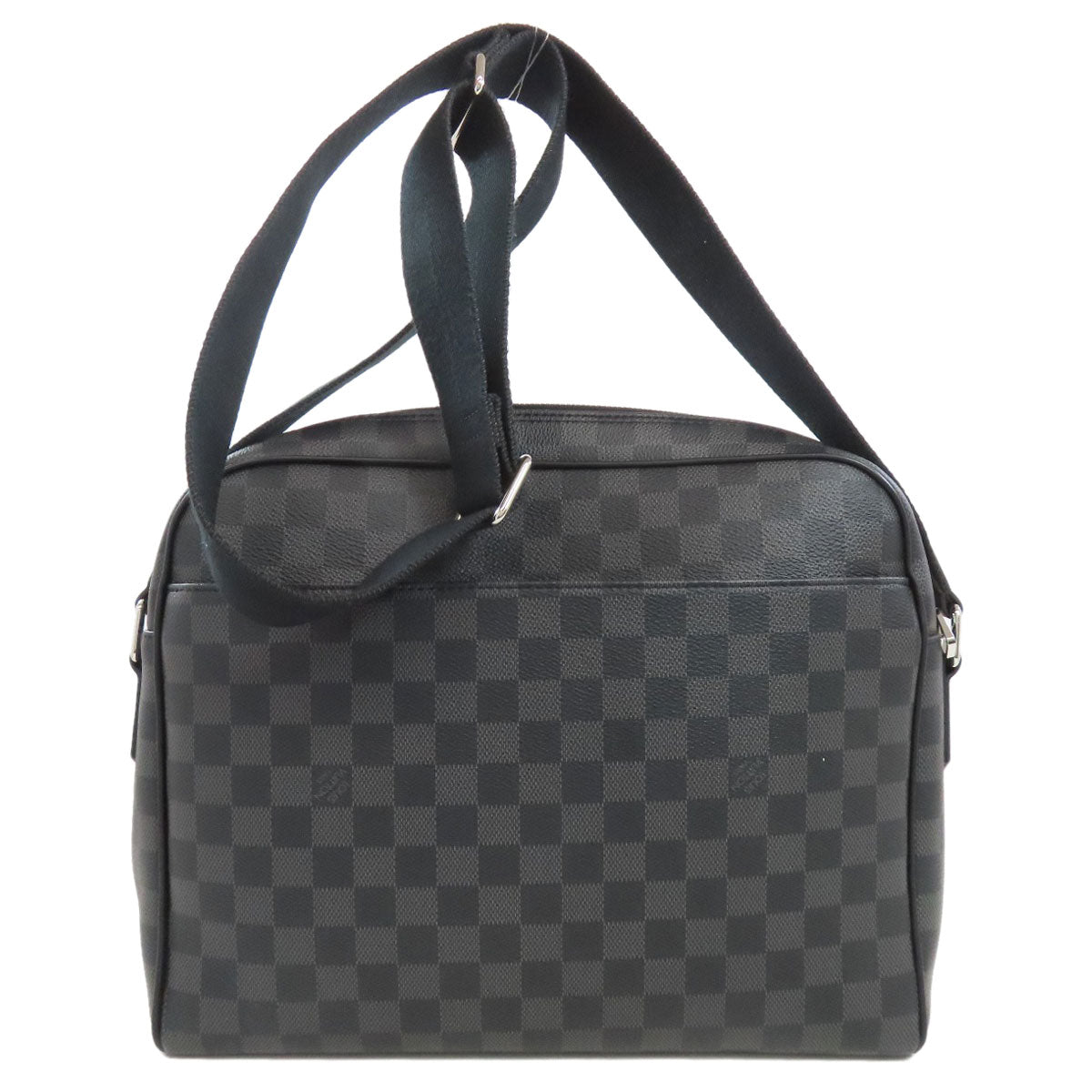 LOUIS VUITTON Shoulder Bag Damier canvas black Dayton MM Women
