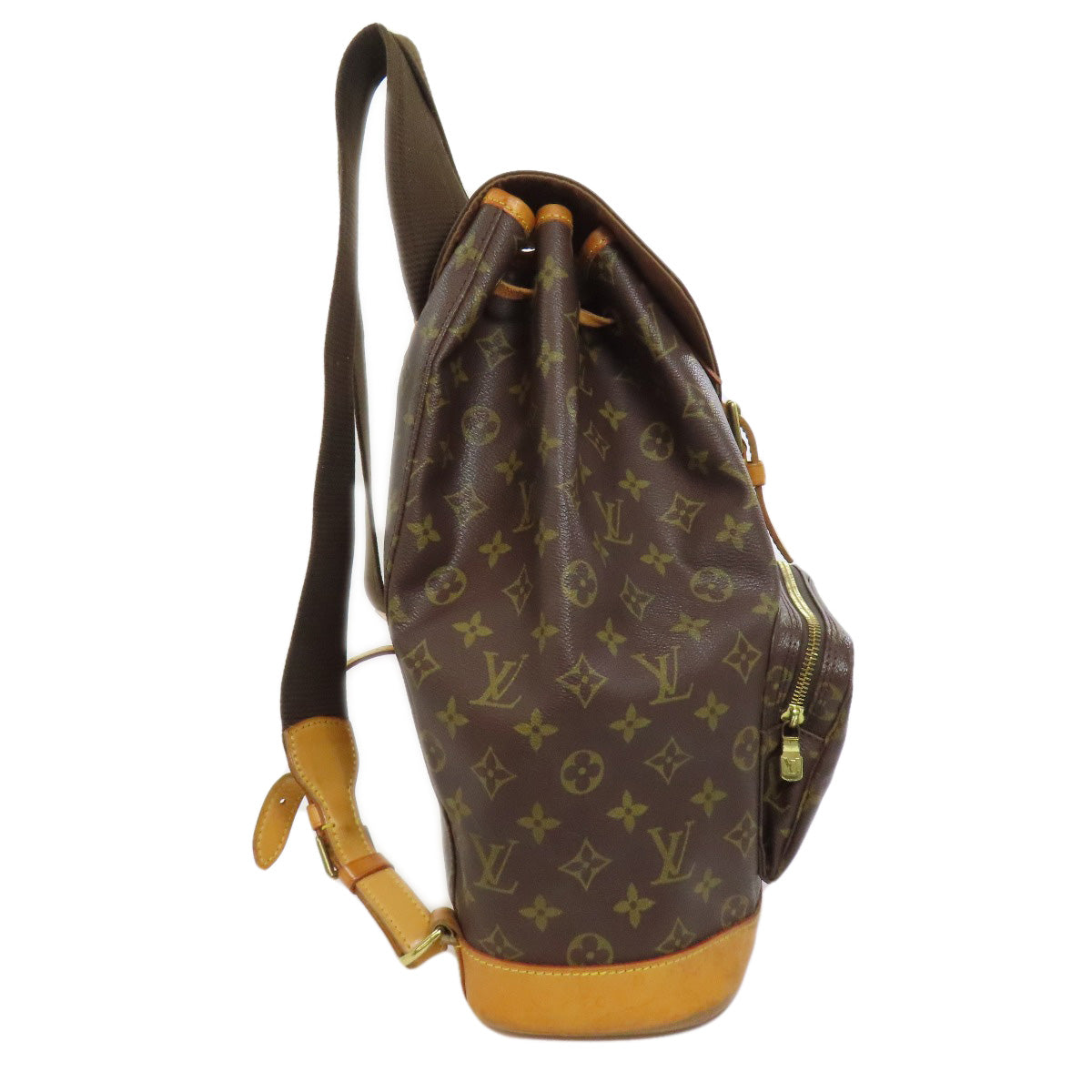 LOUIS VUITTON Backpack Monogram canvas Brown MontsourisGM