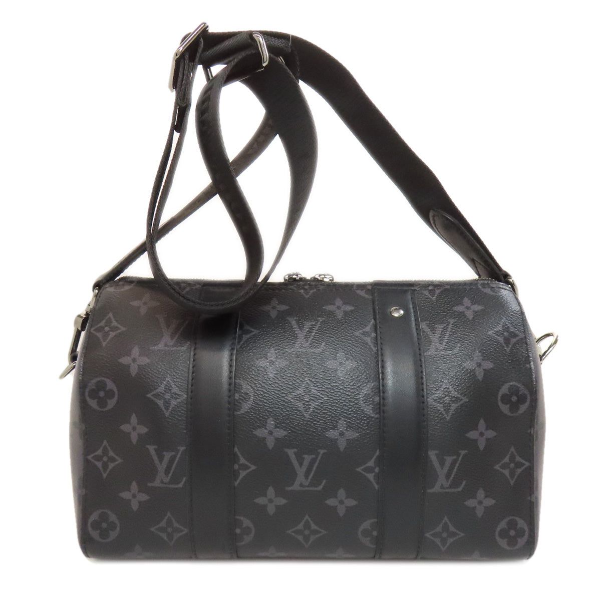 LOUIS VUITTON Shoulder Bag Monogram canvas black City Keepall Women