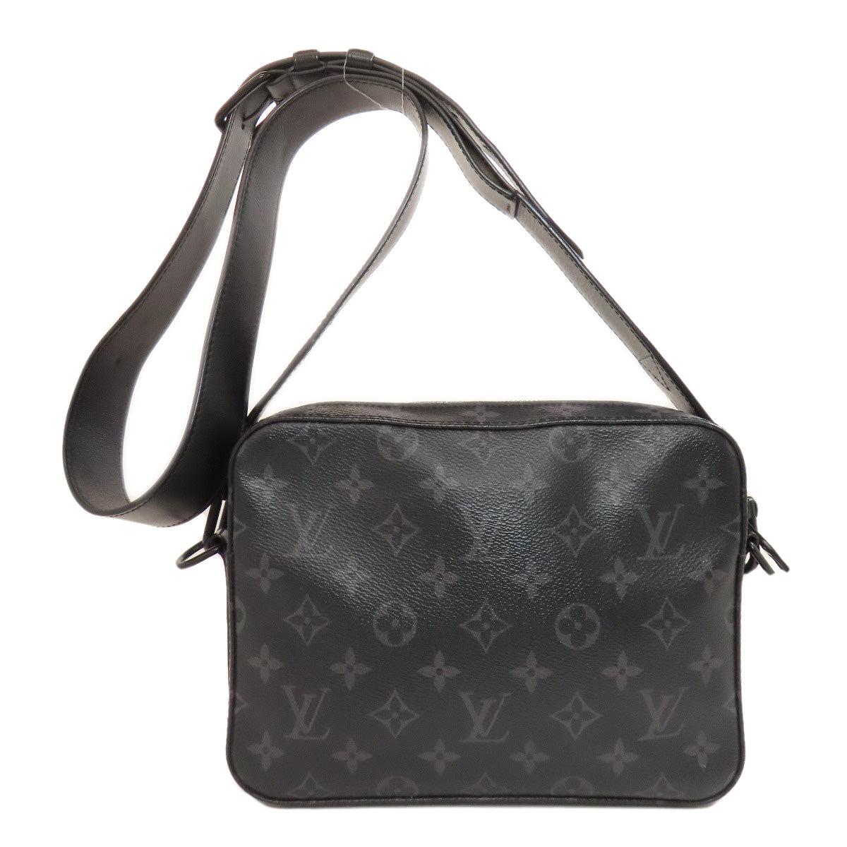 LOUIS VUITTON Shoulder Bag Monogram canvas black Steamer Messenger Women
