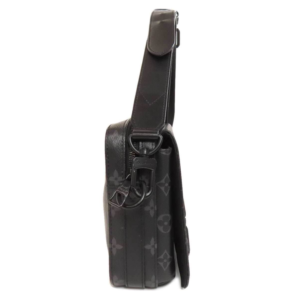 LOUIS VUITTON Shoulder Bag Monogram canvas black Steamer Messenger Women