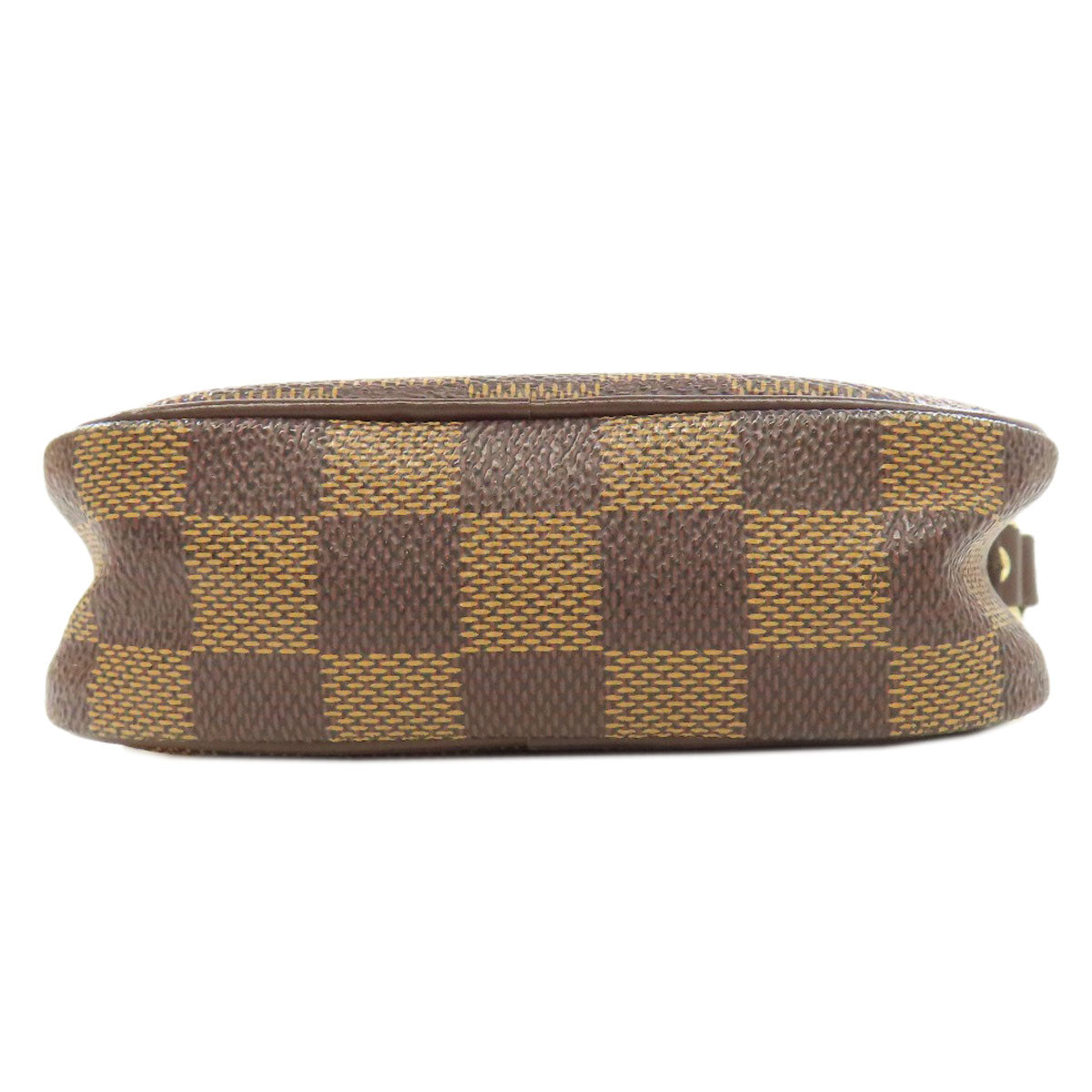 LOUIS VUITTON Shoulder Bag Damier canvas Brown lift