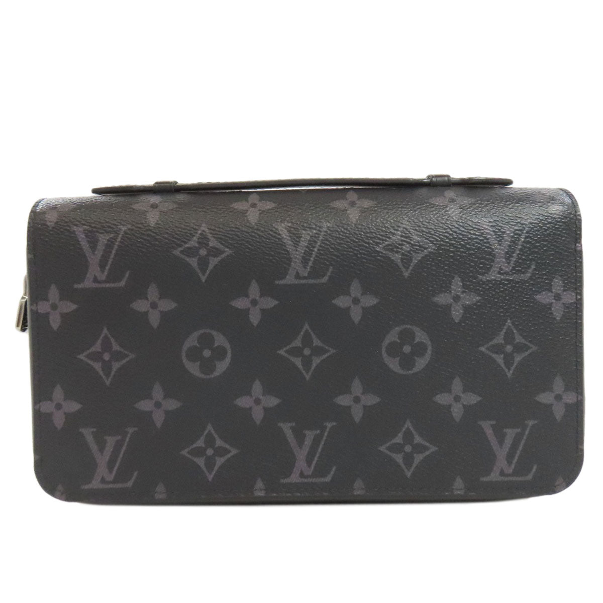 LOUIS VUITTON business bag Monogram Eclipse gray Zippy XL mens