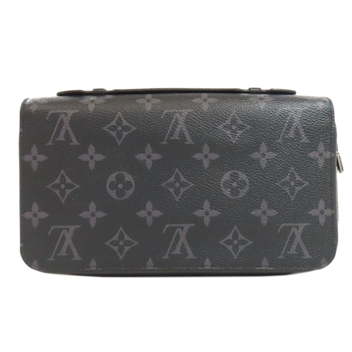 LOUIS VUITTON business bag Monogram Eclipse gray Zippy XL mens