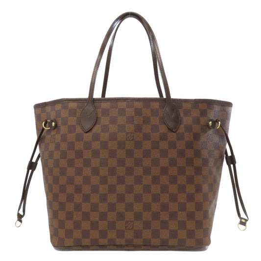 LOUIS VUITTON Tote Bag Damier canvas Brown Neverfull MM Old