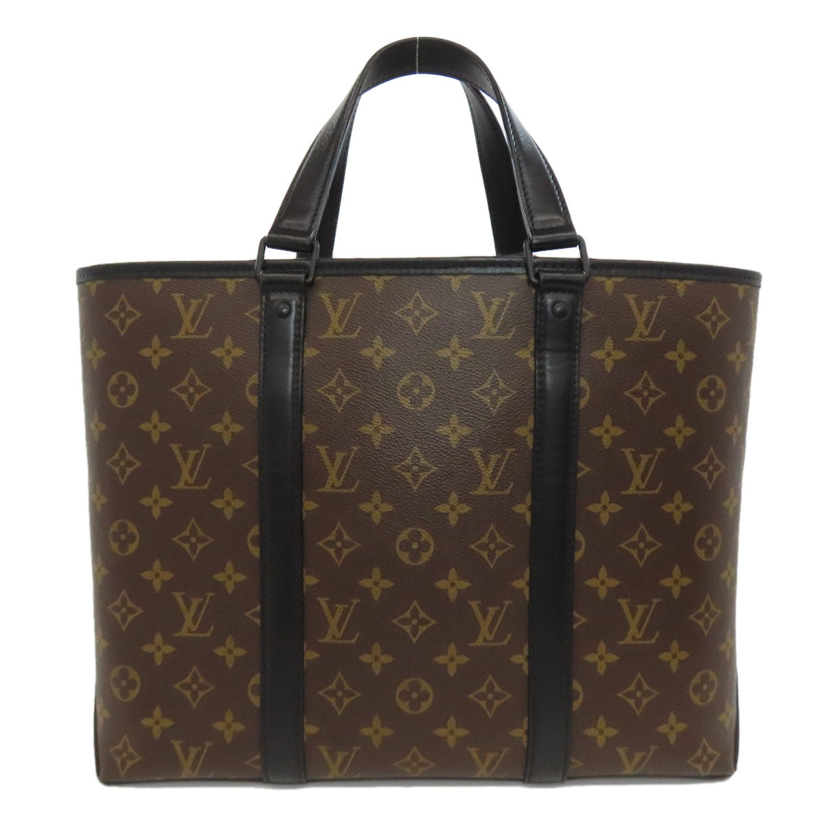 LOUIS VUITTON Tote Bag Monogram macacer Brown Weekend PM Women