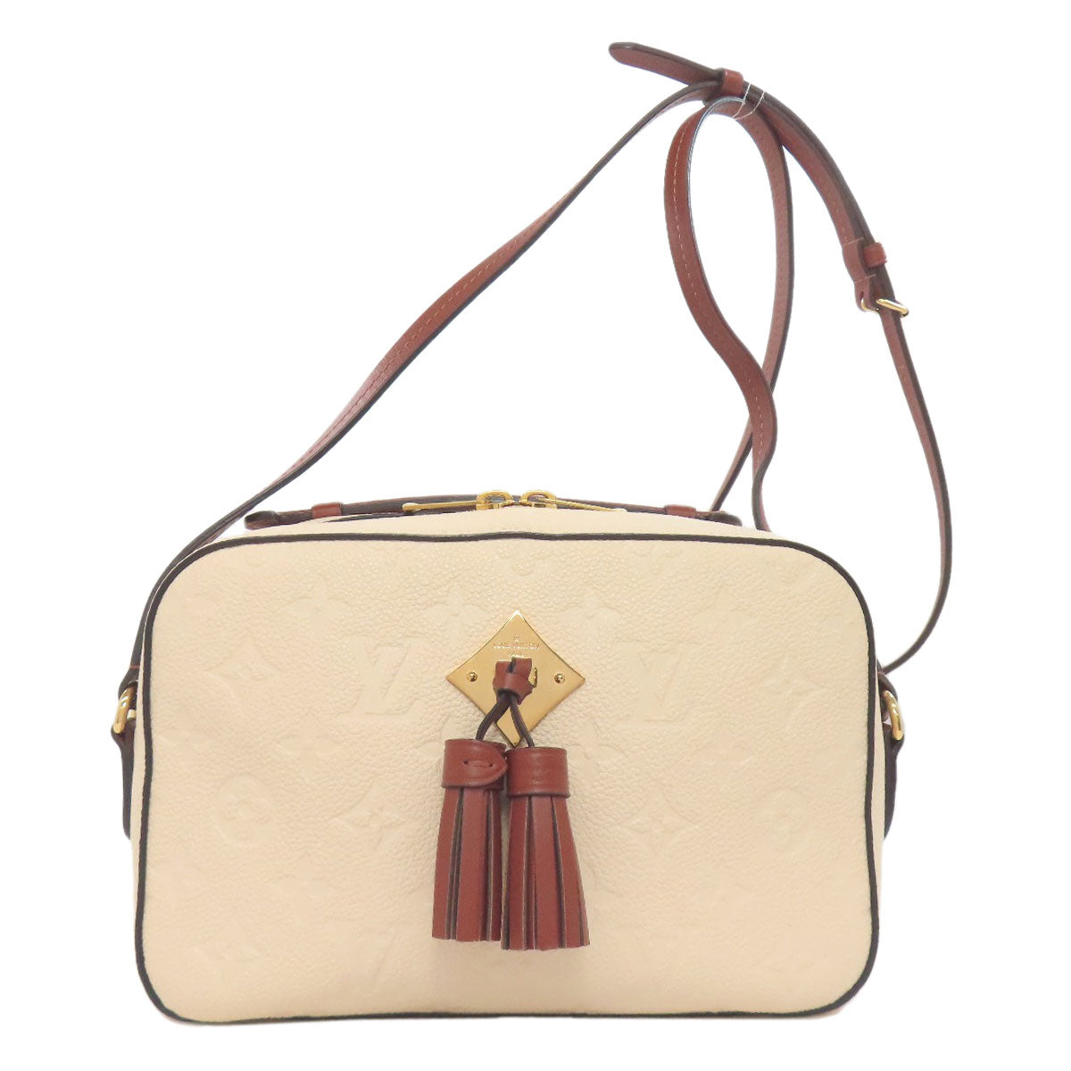 LOUIS VUITTON Shoulder Bag Ann Platt beige Saintonge USA Women