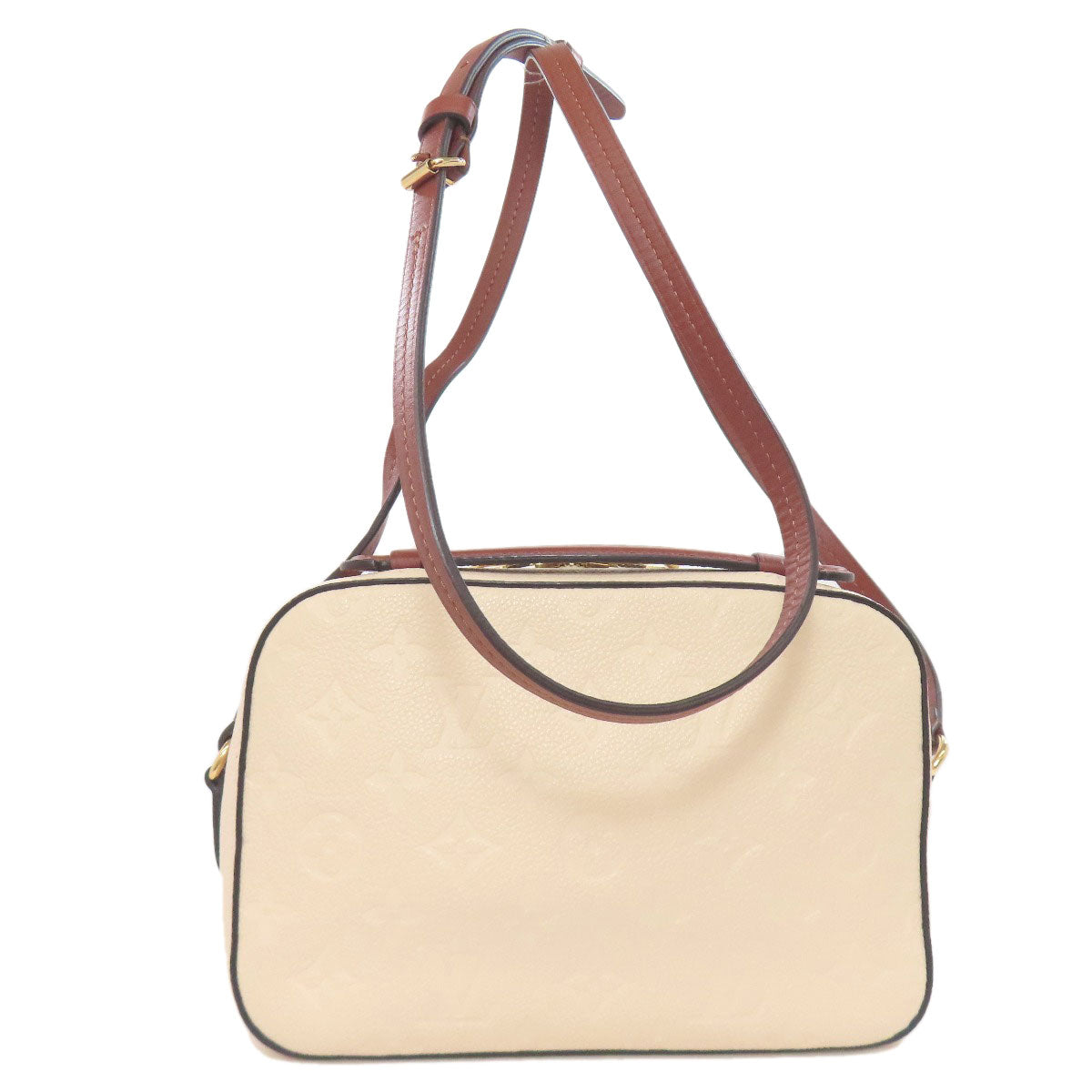 LOUIS VUITTON Shoulder Bag Ann Platt beige Saintonge USA Women