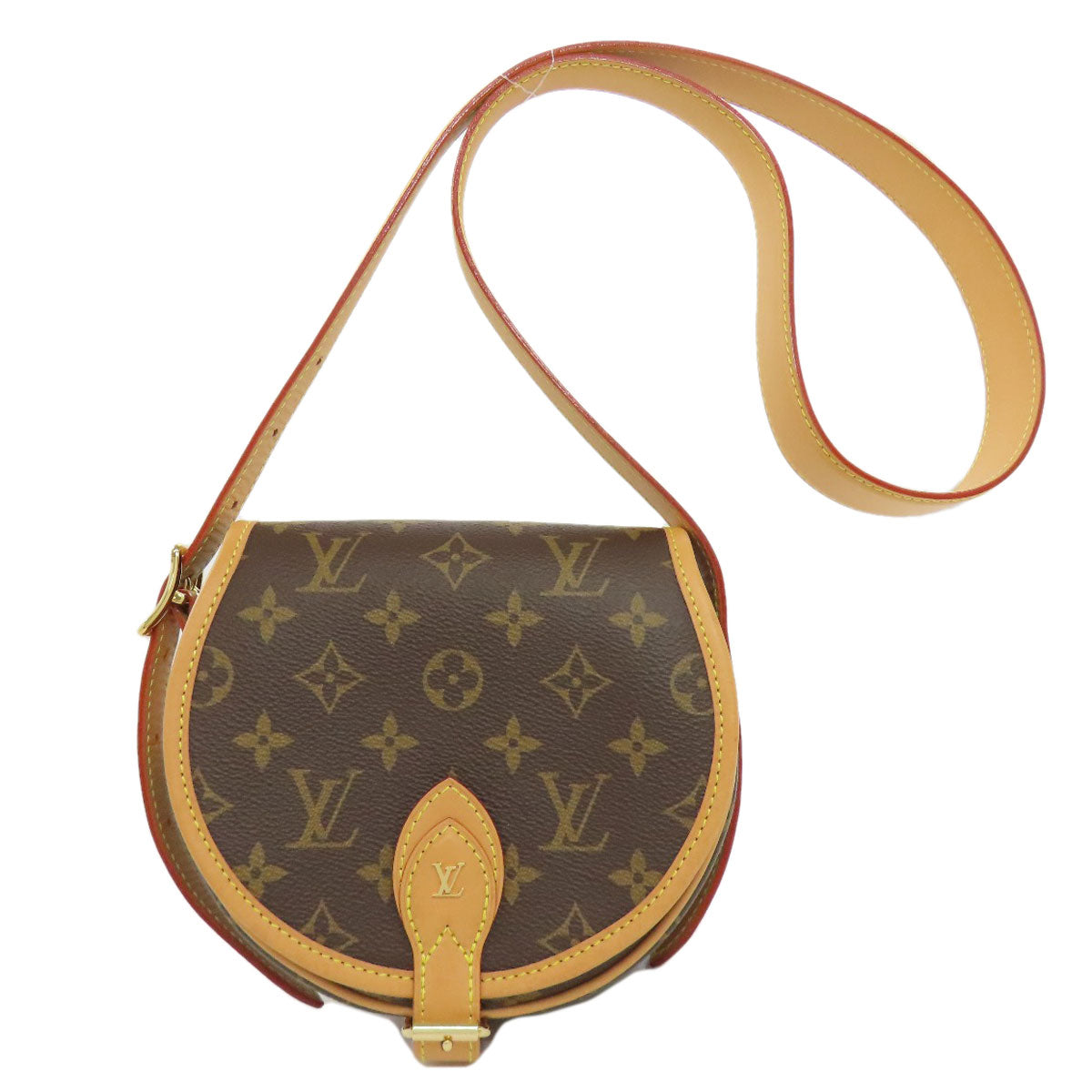LOUIS VUITTON Shoulder Bag Monogram canvas Brown Tamburan Women