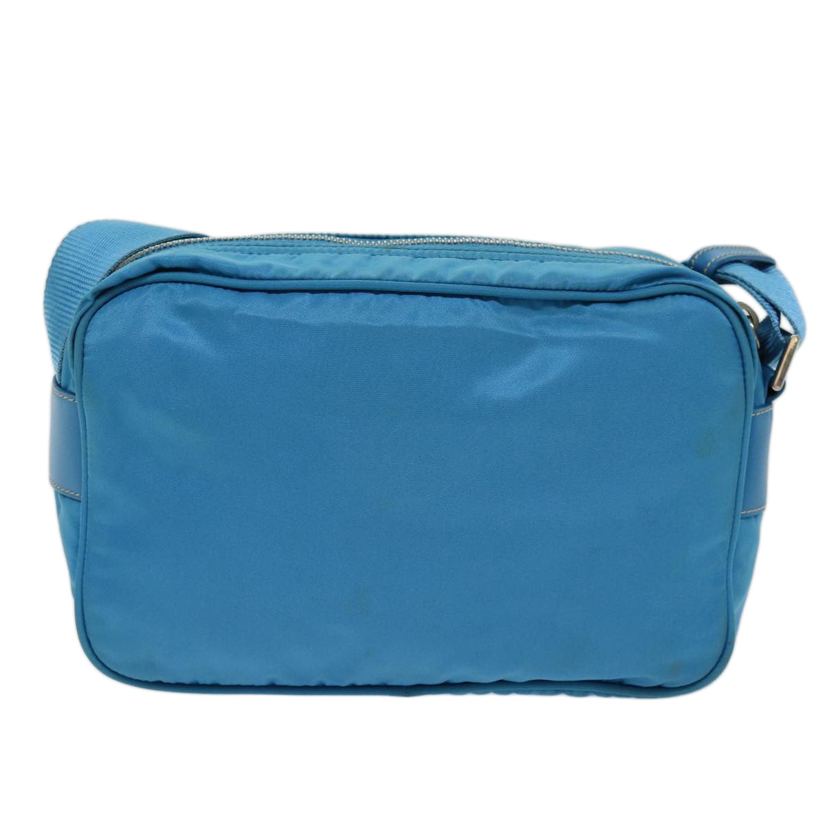 PRADA Shoulder Bag Nylon Light Blue Auth 75426