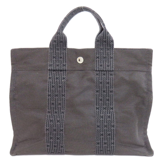 HERMES Handbag canvas gray Her Line Tote PM